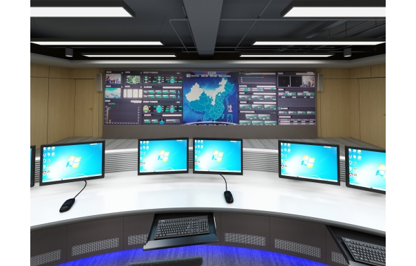 机房监控室效果图制作